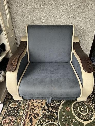 кресло кроват: Кресло-кровать, Односпальный, цвет - Серый — 2