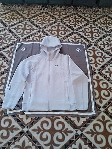 худи толстовка: Мужская толстовка, XL, Nike, Новый, цвет - Фиолетовый, Бесплатная доставка — 2