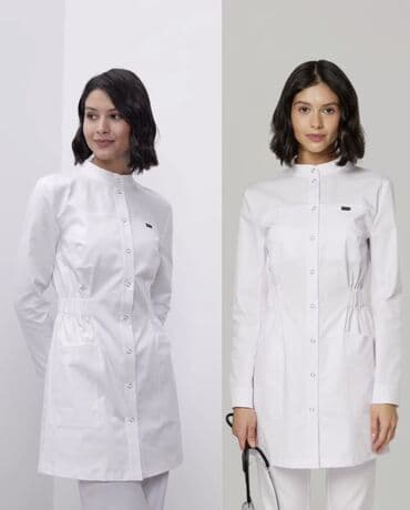 Глюкометрлер: Мед халат для студентов 🥼 Женский мужской Ткань габардин🔥 ткань — 11