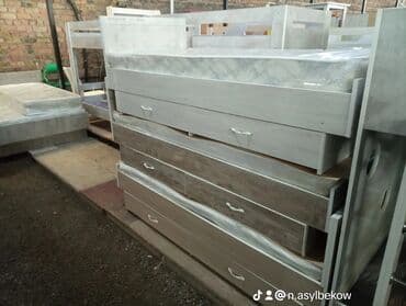 кровать двуспальная с ящиками: Односпальная кровать, Новый, С матрасом, длина - 190 см — 24