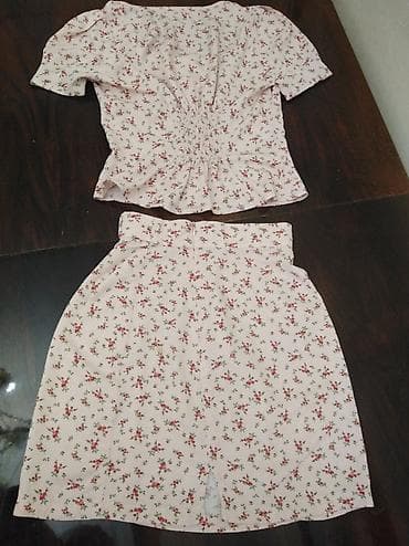 топ и юбка: Пакет одежды для девочки - одежда маленького размера: джинсы несколько — 3