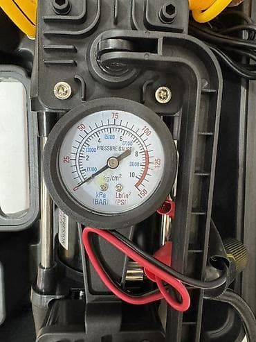 Автомобильный набор: мощный двухцилиндровый компрессор + комплект для — 2