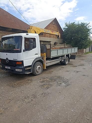 one stop: Услуги манипулятора на базе грузовика Mercedes-Benz Atego. - Бортовой — 1