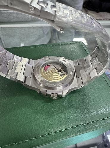 аксессуары для мужчин: Классические часы часы, Patek Philippe, Титан, Мужские, Новый — 4