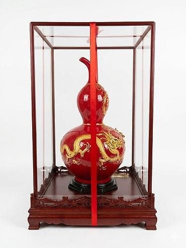 фонтан из мрамора: Ваза - тыква (Хулу) декаративная в традиционном китайском стиле — 2