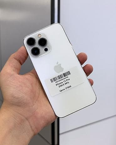 IPhone 13 Pro, Б/у, 256 ГБ, Matte Silver, Защитное стекло, Чехол, В рассрочку, 84 %