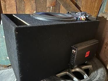 скупка автомат: Автомобильный аудиокомплект - Сабвуфер в закрытом корпусе с динамиком — 5