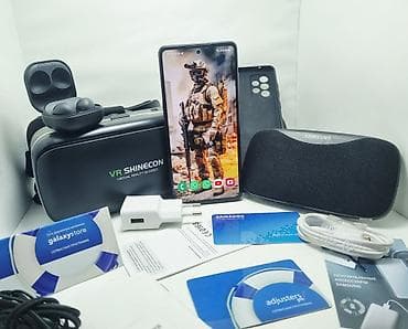 Samsung Galaxy A72, Б/у, 256 ГБ, цвет - Черный, 2 SIM