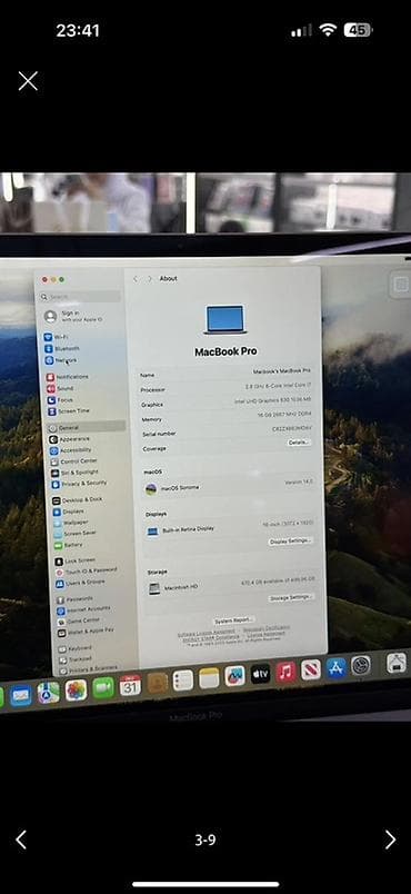 Ноутбуки и аксессуары: Apple MacBook Pro 16" Характеристики: - Дисплей: 16", Retina — 2
