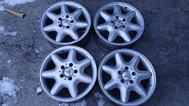 ремонт шина: Диски R 16 Комплект, отверстий - 5, Б/у — 2