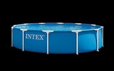 пруд для рыбы: Каркасный бассейн Intex (круглый) 366*76 - тип: наземный каркасный — 2