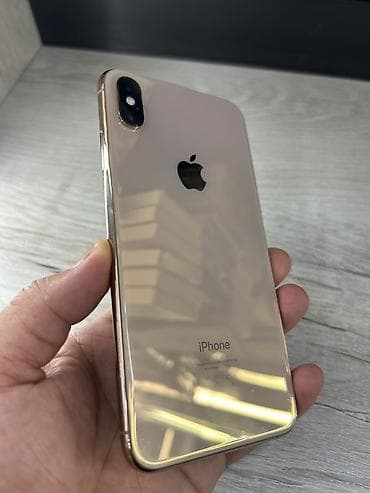 айфон 10 хs: IPhone Xs Max, Б/у, 256 ГБ, Золотой, Чехол, 76 % — 2