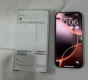 apple iphone 5 32gb: IPhone 16 Pro, Б/у, 256 ГБ, Desert Titanium, Зарядное устройство, Защитное стекло, Коробка, 90 % — 2
