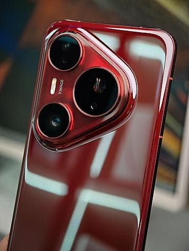 телефон ховей: Huawei Pura 70 Pro, Б/у, 512 ГБ, цвет - Красный, 2 SIM — 1