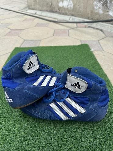 Туфли: Мужские кроссовки, 43, Adidas, Б/у, цвет - Синий, Платная доставка — 10