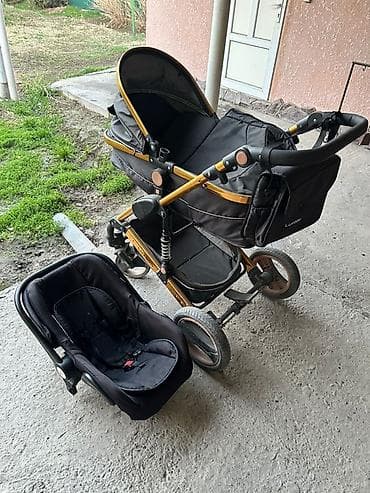 военная одежда: Коляска, Другой бренд, цвет - Черный, Б/у, Самовывоз — 2