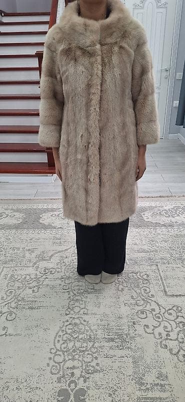 Жеке буюмдар: Шуба из натурального меха, длина миди. Цвет — благородный — 6