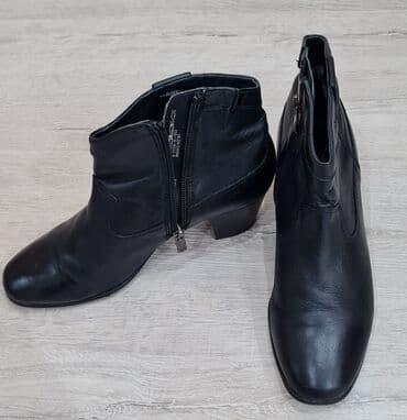 сапоги из натурального меха и кожи: Германские сапоги демисезонные. Натуральная кожа, Небольшой — 5