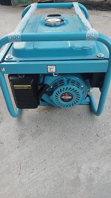 Бензиновый электрогенератор GENERATOR 6500AV (синий) - Двигатель