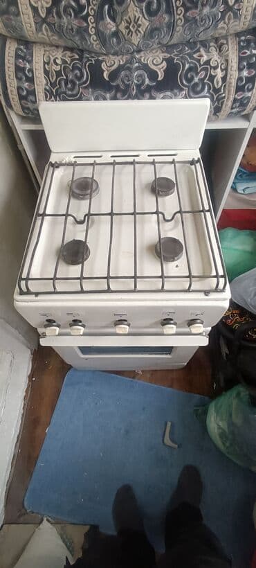 защищённый телефон: Газовая плита с духовкой, классический белый — 2