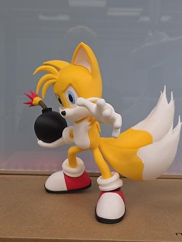 мини машины китайские: Фигурка Tails (Тейлз) из вселенной Sonic the Hedgehog Размер: 24 см — 2