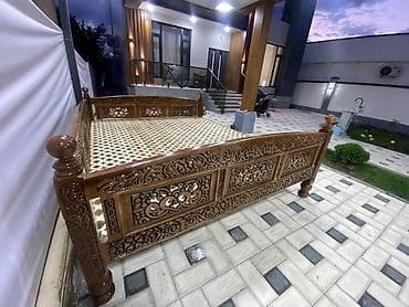 Эмерек: Тапчан 3 x 3 x Жыгач — 4