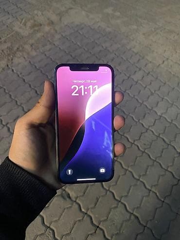 ios 16: IPhone 12 Pro, Б/у, 128 ГБ, Графит, Защитное стекло, 100 % — 3