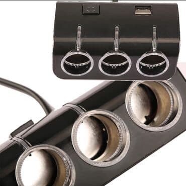 буфер на машину: Тройник в прикуриватель плюс usb зарядка и кнопка выключения — 2