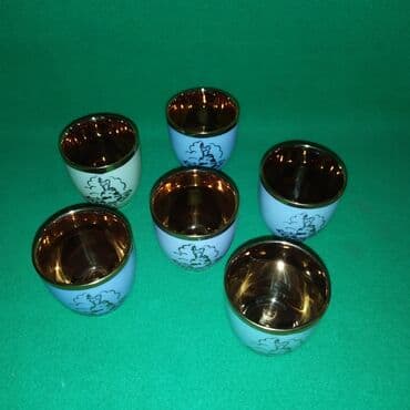 золото в расрочку: Продаются рюмки позолоченные (24-х каратное золото).⚡️⚡️⚡️ ✅Набор — 6