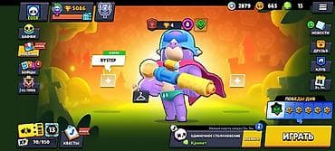 Продажа игрового аккаунта Brawl Stars. Основное: - 5086 трофеев - 38
