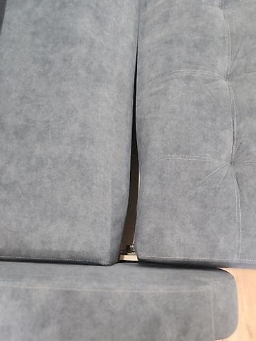 fabric case: Прямой диван, Б/у — 6