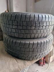 шины на форанер: Шины 215 / 55 / R 17, Зима, Б/у, Пара, Легковые, Япония, Dunlop — 1