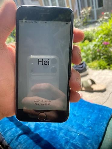 набор 6 в 1 apple: IPhone 6, Б/у, Серебристый, Чехол — 4