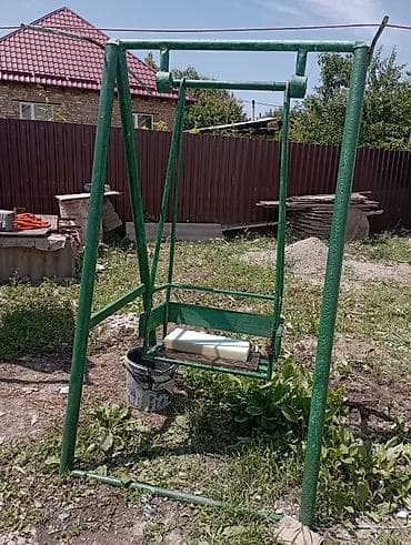 деревянные качели: Детские качели, Подвесные Для улицы, Металл — 2