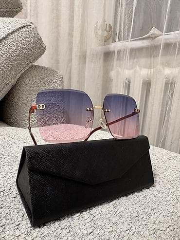 Солнцезащитные очки очки, Fendi, Женские, Квадратные, Линзы градиентные