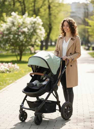 детские коляски бишкек дордой цены: Коляска, цвет - Черный — 1