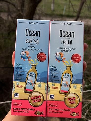 Жер-жемиштер: Orzax Ocean Fish Oil / Balık Yağı — пищевая добавка с высоким — 1