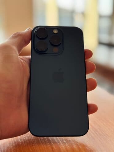 айфон 15 про новый: IPhone 15 Pro, Жаңы, 128 ГБ, Blue Titanium, Коргоочу айнек, Каптама, 90 % — 3