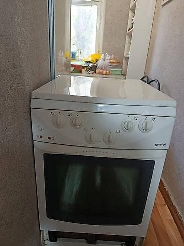 Электрические плиты, Gorenje, Б/у, Напольная, Механическая, Полная оплата — 1