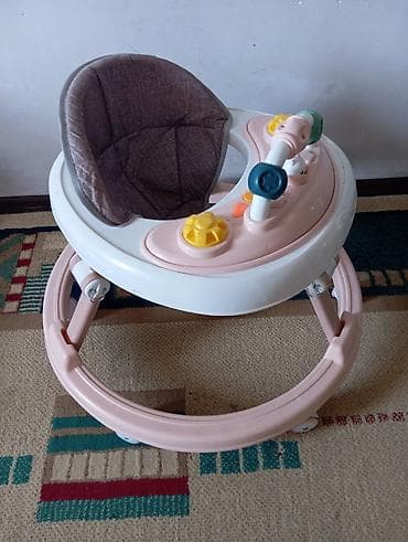 easy walker: Детские ходунки - Круглая устойчивая база с поворотными колесами для — 1