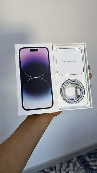 walkman sony: IPhone 14 Pro, Б/у, 256 ГБ, Deep Purple, Коробка, 84 % — 2