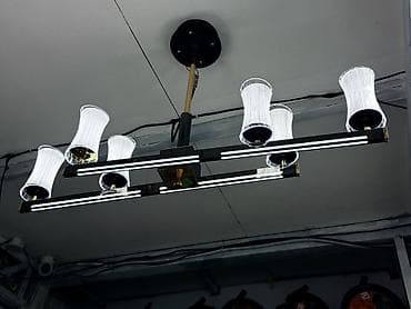 люст: Подвесная светодиодная люстра, современный дизайн - Конструкция: две — 2