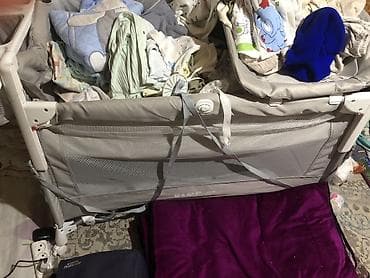 матрасик в коляску: Манеж-кровать, Новый, Раскладной, Другой материал — 1