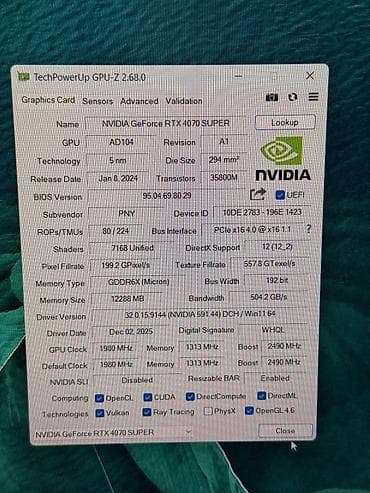 4060 ti: Видеокарта, GeForce RTX, 12 ГБ, Для ПК — 3