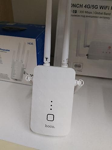 bluetooth speaker: Wi‑Fi репитер Hoco HI35 - Усиление и расширение покрытия Wi‑Fi сети — 1