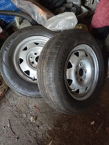 Дөңгөлөктөр монтажда 185 / 70 / R 14, Жай, Колдонулган, Жуп, Жеңил унаалар, Темир, тешиктери - 4 — 2