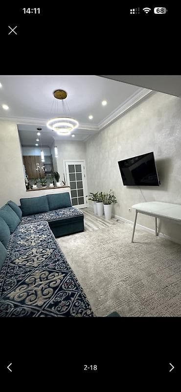 115: Студия, 47 м², Асанбай мкр Элитка, 3 этаж, Евроремонт — 8