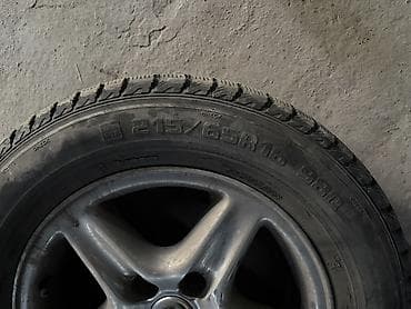 Унаа: Дөңгөлөктөр монтажда 215 / 65 / R 16, Кыш, Колдонулган, Комплект, Жеңил унаалар, Куйма, тешиктери - 5 — 4