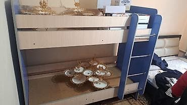 Оюнчуктар: Балдар үчүн эки ярустуу, ЛДСП, түсү - Көк — 1