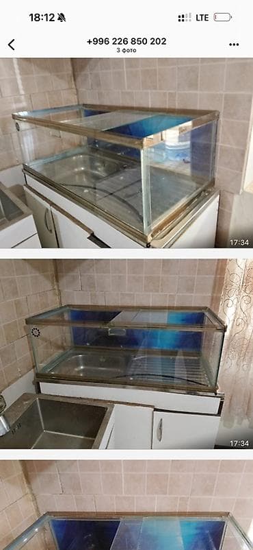витрины: Аквриум 135л. Не пускает воду проверено — 1